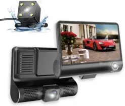 Living Needs Dashcam- Dashcam Voor Auto - Voor En Achter Camera - Full HD - Parkeerstand Met Ingebouwde G-sensor - 170° Wijdhoeklens - Nachtvisie. -Auto-Onderdelen 1200x1015