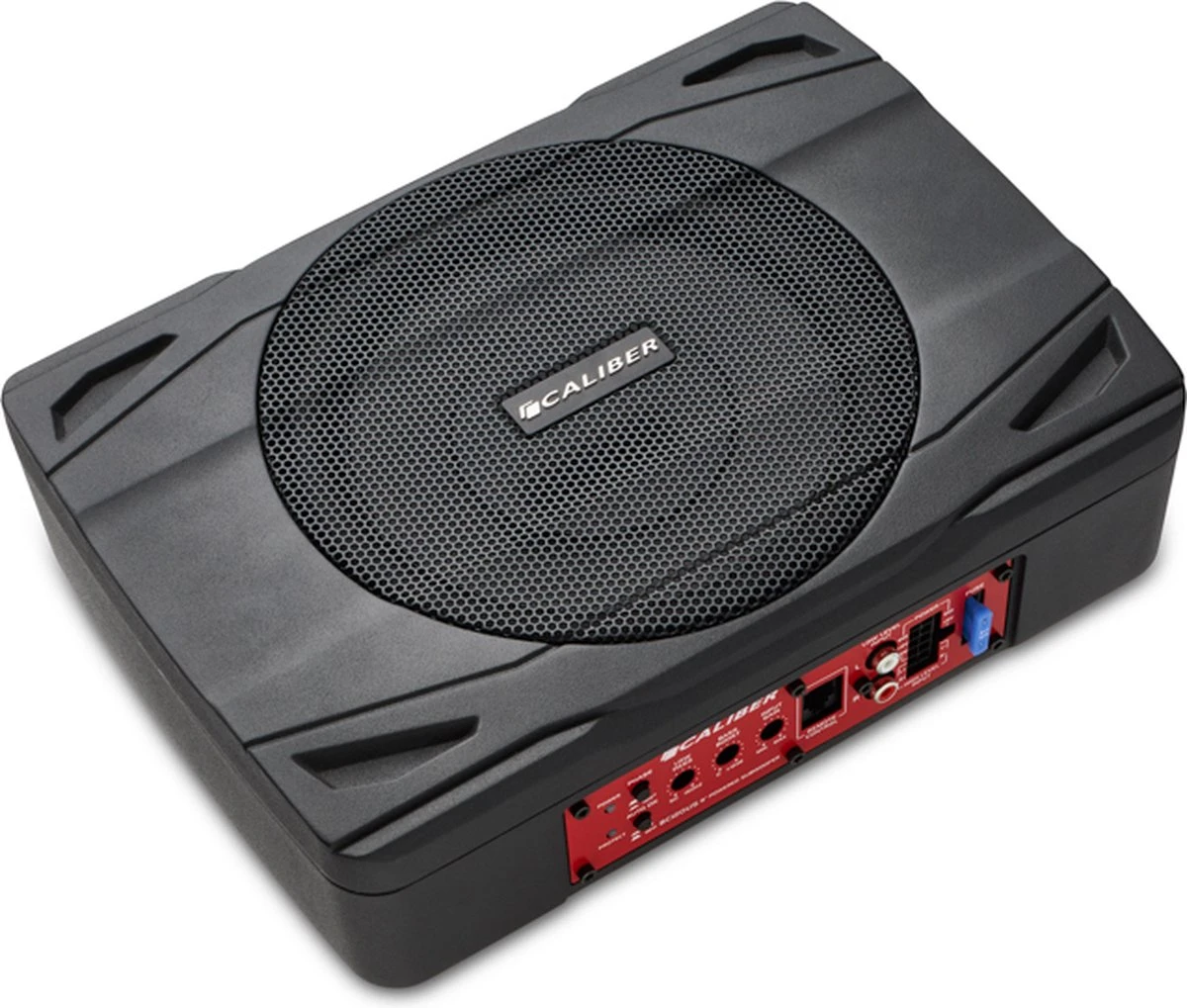 Caliber Underseat Auto Subwoofer Met Versterker 500 Watt Piekvermogen RCA 8 Inch Woofer (BC120US) 3 Caliber Underseat Auto Subwoofer Met Versterker 500 Watt Piekvermogen RCA 8 Inch Woofer (BC120US)