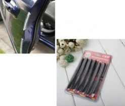 Merkloos Stootstrips Voor Auto - Autodeur Beschermers - Bescherm Uw En Andermans Auto Bij Het Uitstappen - Zwart