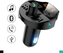 Auto FM Transmitter - Bluetooth - Handsfree Bellen - USB - Carkit - Audio Receiver - Oplaadfunctie - Auto Accessoires