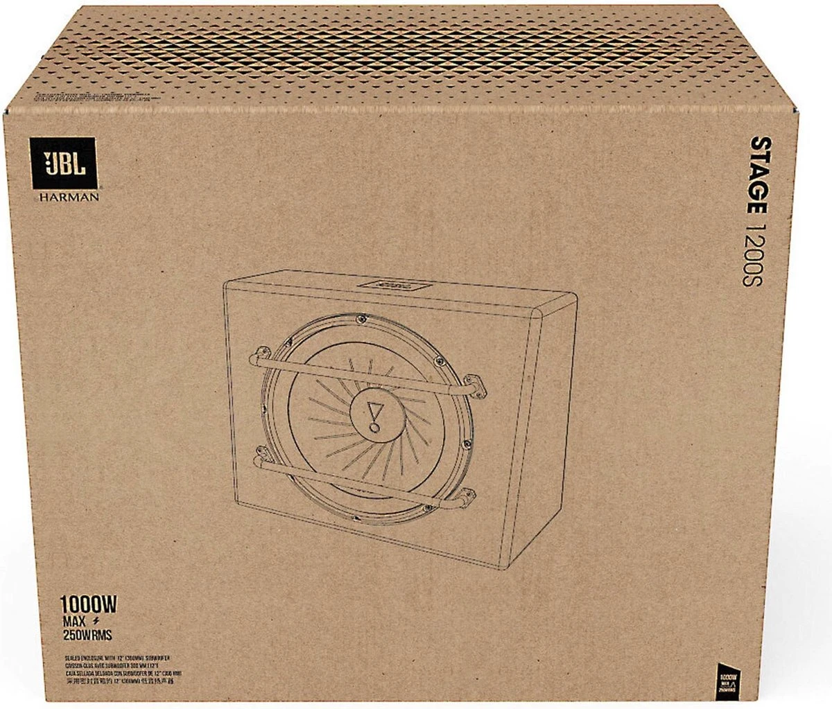 JBL Stage 1200S - 12'' Inch Subwoofer - 250Watt RMS 8 JBL Stage 1200S - 12'' Inch Subwoofer - 250Watt RMS - Afbeelding 6