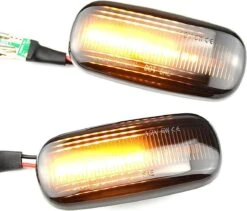 Merkloos LED Dynamic Zijknipperlichten Voor Audi A3 S3 8P A4 S4 RS4 B6 B7 B8 A6 S6 RS6 C5 C7 / 8E0949127 / Smoke - Zwart -Auto-Onderdelen 1200x1023 3