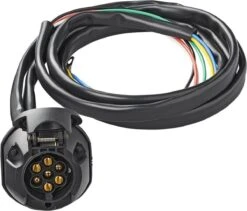 Proplus Trekhaakkabelset Pvc 7-polig Zwart 1,50 Meter