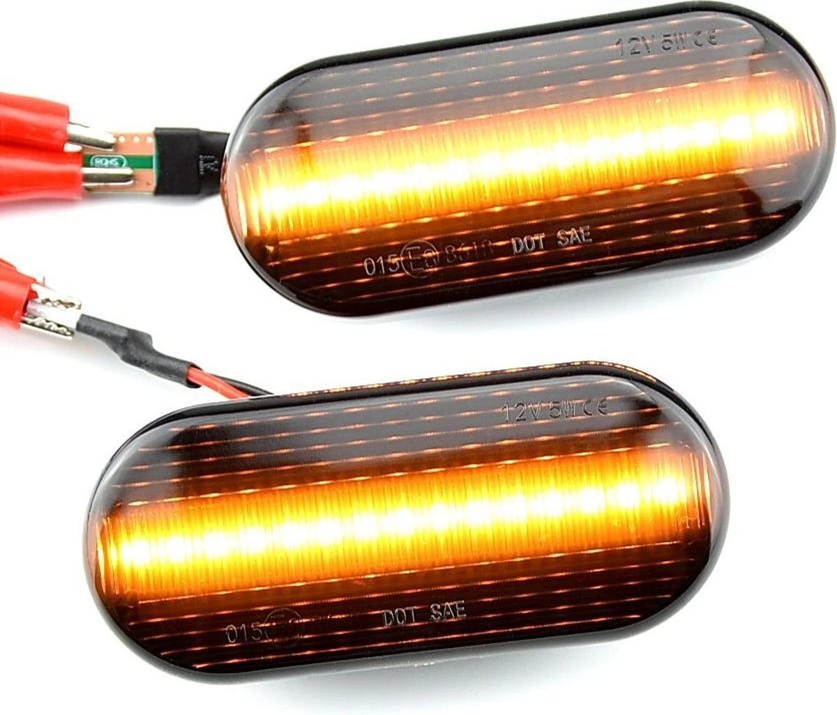 Dynamische Richtingaanwijzers Voor Auto - LED Knipperlichten Zijkant - Universeel Voor O.a. VW, Seat, Ford & Skoda - Waterdicht - Plug & Play - Set Links + Rechts 6 Dynamische Richtingaanwijzers Voor Auto - LED Knipperlichten Zijkant - Universeel Voor O.a. VW, Seat, Ford & Skoda - Waterdicht - Plug & Play - Set Links + Rechts - Afbeelding 4