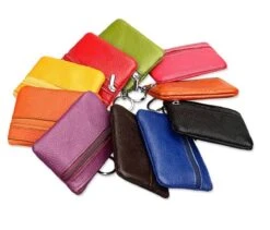 Merkloos Zwart Leren Autosleutel Etui Met Sleutelring - 10 X 7 Cm - Echt Lederen Autosleutel Beschermhoes - Car Key Wallet - Portemonnee - Black -Auto-Onderdelen 1200x1026 5