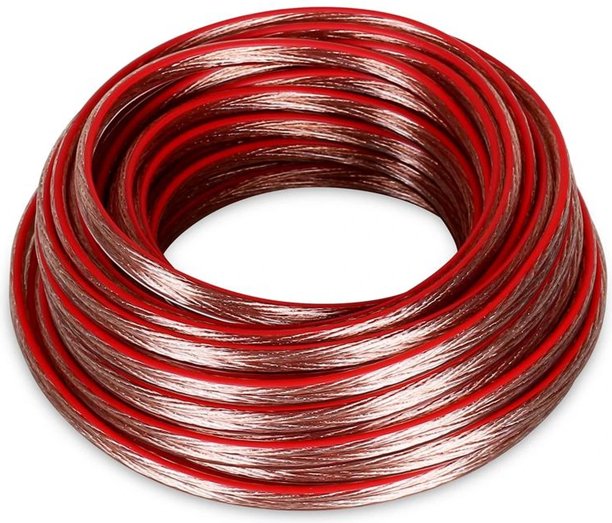 Luidsprekerkabel - PD Connex Rol Van 10 Meter 1.5mm2 Luidsprekerkabel - Transparant 3 Luidsprekerkabel - PD Connex Rol Van 10 Meter 1.5mm2 Luidsprekerkabel - Transparant