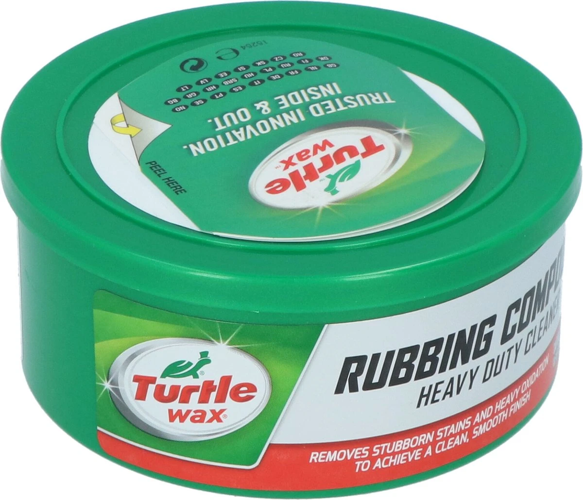 Turtle Wax Rubbing Compound Paste - Reiniger Voor Verweerde Lak - Poetsproducten Auto - 298 Gram 6 Turtle Wax Rubbing Compound Paste - Reiniger Voor Verweerde Lak - Poetsproducten Auto - 298 Gram - Afbeelding 4