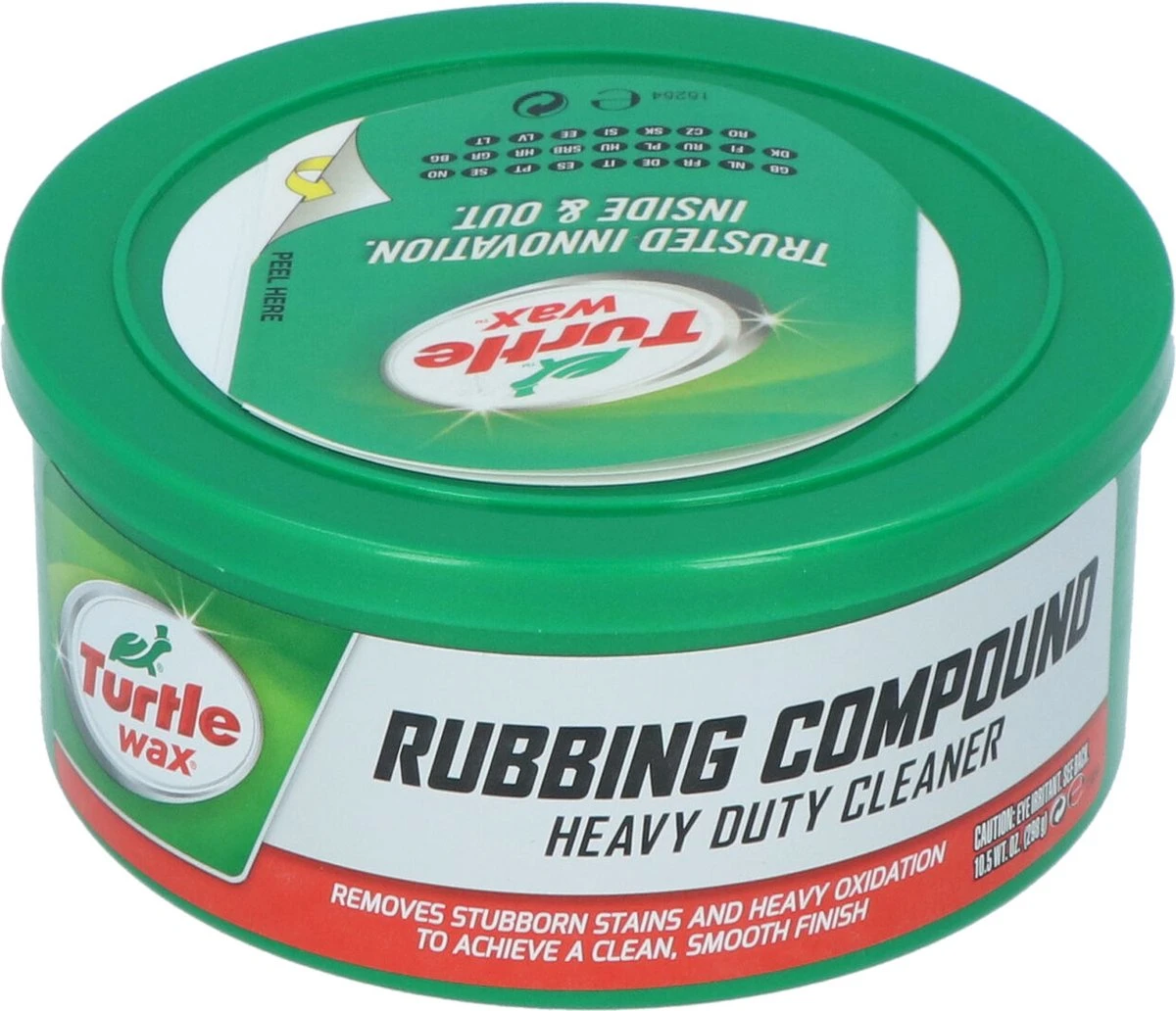 Turtle Wax Rubbing Compound Paste - Reiniger Voor Verweerde Lak - Poetsproducten Auto - 298 Gram 11 Turtle Wax Rubbing Compound Paste - Reiniger Voor Verweerde Lak - Poetsproducten Auto - 298 Gram - Afbeelding 9