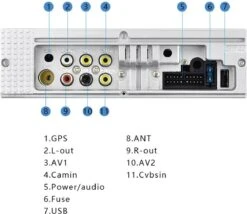 TechU™ Autoradio T142 – Met Uitklapbaar Scherm, Afstandsbediening & Achteruitrijcamera – 1 Din – 7 Inch Touchscreen – FM Radio – Bluetooth – USB – AUX – TF Card – Handsfree Bellen -Auto-Onderdelen 1200x1038