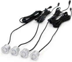 Parkeerhulp / Parkeersensoren Met Geluid (4 Zilveren Sensoren) -Auto-Onderdelen 1200x1039