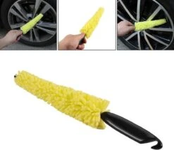 Merkloos Sterke Velgenborstel - Velgenreiniger - Auto Velgen Borstel - Schoonmaakborstel - Schadevrije Autowasborstel - Autovelgenbostel - Autoreiniger Microvezel - Wheel Spoke Brush - Band / Spaakborstel -Auto-Onderdelen 1200x1040 4