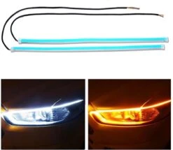 Merkloos Dynamische Sequentiële LED Strip - 30cm (Set) [Dagrijverlichting Knipperlichten Ledstrip]