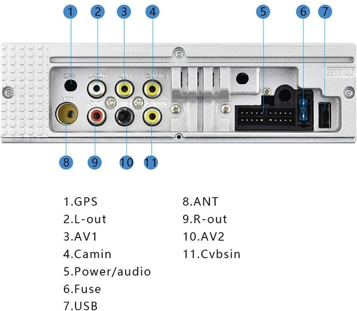 TechU™ Autoradio Met Klapscherm T96 Touchscreen – 1 Din Met Afstandsbediening – 7 Inch Kleuren Display – Bluetooth – AUX – USB – SD – FM Radio – Handsfree Bellen 14 TechU™ Autoradio Met Klapscherm T96 Touchscreen – 1 Din Met Afstandsbediening – 7 Inch Kleuren Display – Bluetooth – AUX – USB – SD – FM Radio – Handsfree Bellen - Afbeelding 12