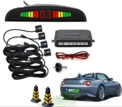 Parkeerhulp Set Met Geluid/ZWART- Parkeersensor / Achteruitrij Sensoren / Parkeersensoren Parkeersysteem 4 Sensoren -Auto-Onderdelen 1200x1052 2