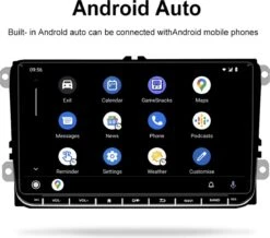 Auto Radio - Android 11 - Carplay -9 Inch HD Scherm - Autoradio- WIFI GPS - USB -Navigatie- Volkswagen,Skoda&Seat - Achteruitrij Camera -Auto-Onderdelen 1200x1060 2