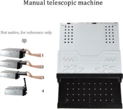 TechU™ Autoradio Met Klapscherm T97 Touchscreen – 1 Din Met Afstandsbediening – 7 Inch Kleuren Display – Bluetooth & WiFi – AUX – USB – SD – FM Radio – Navigatie – Handsfree Bellen -Auto-Onderdelen 1200x1060 3