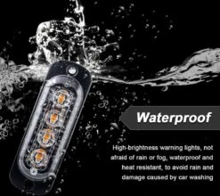 Merkloos Grill Stroboscoop Flitsers Blauw LED Zwaailichten [Grillflitsers - Bumperflitsers] -Auto-Onderdelen 1200x1070 4