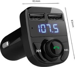 Bluetooth FM Transmitter Voor De Auto Met 12V - Kristalhelder Geluid En Zonder Ruis - Stream Muziek Vanaf Je Telefoon Via USB - Eenvoudige Plug-and-Play Installatie - Handsfree Bellen En Meer Functies Voor Een Compleet Audio-ervaring Onderweg! -Auto-Onderdelen 1200x1075