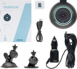 Nordväl DC101 1CH Full HD LCD Dashcam + WiFi + 64GB -Auto-Onderdelen 1200x1077
