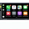 Merkloos Autoradio | 2Din Universeel | Apple Carplay | 7' HD Touchscreen | USB - AUX - Bluetooth | Externe Microfoon & Achteruitrijcamera