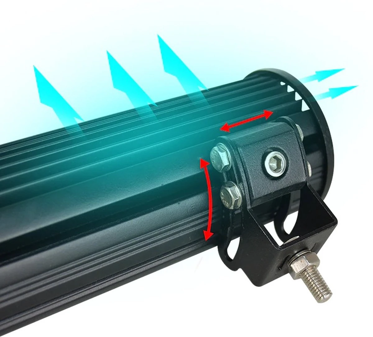 Ledbar - Led Werklamp - 59cm - Zeer Fel - 12 24 Volt - 144 Watt - 585mm - IP67 - Bullbar - Waterdicht - Auto - Schijnwerper - Achteruitrijlamp - Worklight - Werkverlichting Led 5 Ledbar - Led Werklamp - 59cm - Zeer Fel - 12 24 Volt - 144 Watt - 585mm - IP67 - Bullbar - Waterdicht - Auto - Schijnwerper - Achteruitrijlamp - Worklight - Werkverlichting Led - Afbeelding 3