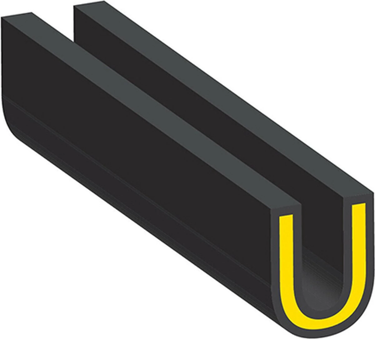 Deurbeschermer 5 Meter - Zwart - Knikbaar 5 Deurbeschermer 5 Meter - Zwart - Knikbaar - Afbeelding 3