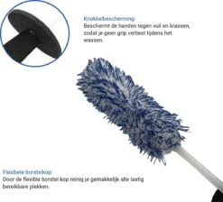 Jatso® Velgenborstel - Wheel Brush - Velgen Borstel - Detailing Borstel - Velgenborstel - Velgen Reinigen -Auto-Onderdelen 1200x1090