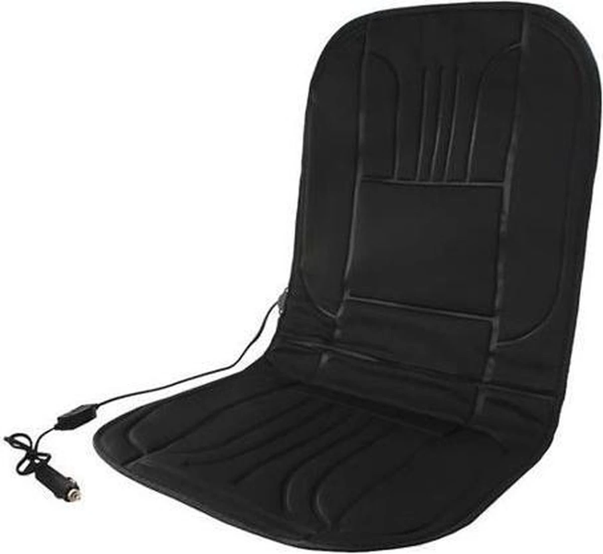 Merkloos Autostoel Verwarmingskussen - 12V Auto Verwarming Zitkussen Rugkussen - 12 Volt Kussen Rug - Stoelverwarming Autostoelkussen - Zwart 3 Merkloos Autostoel Verwarmingskussen - 12V Auto Verwarming Zitkussen Rugkussen - 12 Volt Kussen Rug - Stoelverwarming Autostoelkussen - Zwart