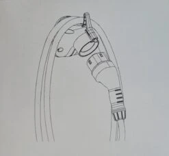 Laadkabel Stekkerhouder, Laadkabel Houder, Ev Plug Holder Voor Laadkabel Type 2 Met Haak -Auto-Onderdelen 1200x1109