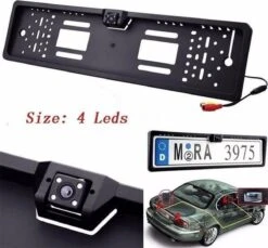 Achteruitrijcamera Auto Kentekenplaat Met Nachtzicht En 170 ° Kijkhoek -Auto-Onderdelen 1200x1112
