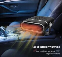 Merkloos Autoverwarming Auto Ontdooier Voorruitverwarming - Duurzaam Ontwerp - 360 Graden Rotatie - 2 In 1 - 12V/120W – Autoverwarmer - Car Heater - Zwart -Auto-Onderdelen 1200x1113 5