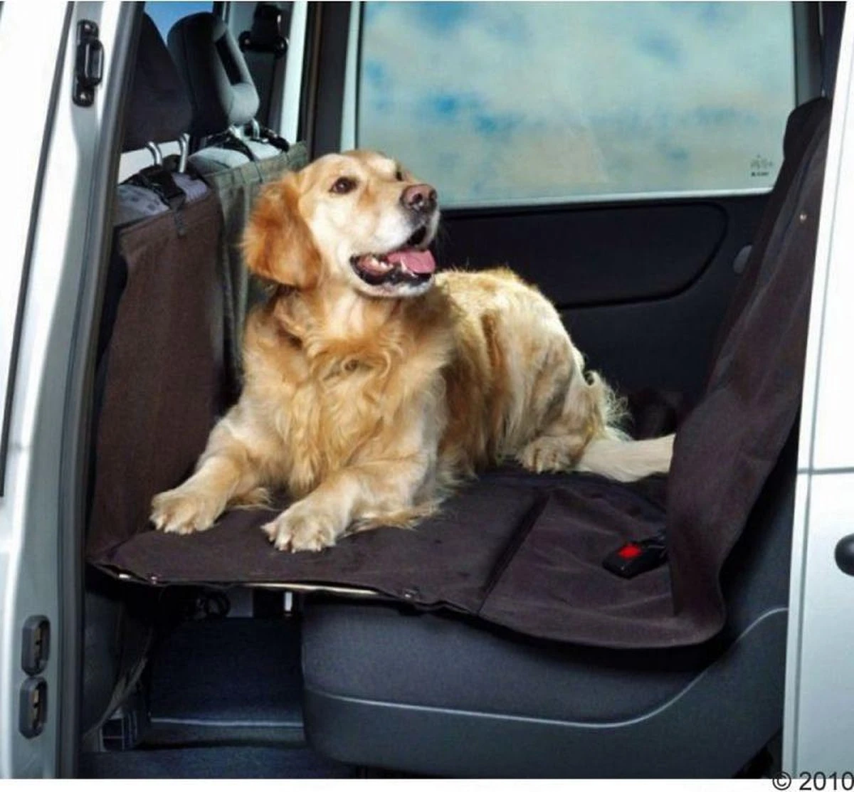 Lowander Achterbank Beschermhoes Hond - Kofferbak Auto - 145x165 Cm - Hondendeken Stoelhoes 5 Lowander Achterbank Beschermhoes Hond - Kofferbak Auto - 145x165 Cm - Hondendeken Stoelhoes - Afbeelding 3
