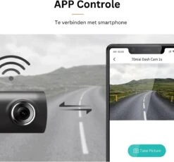70Mai - Dashboard Camera 1S Voor Auto - 1080p Full HD Camera - Verbinden Met Telefoon - Parkeerstand Met Ingebouwde G-sensor - 130º Groothoeklens - Engels Voice Control 14 70Mai - Dashboard Camera 1S Voor Auto - 1080p Full HD Camera - Verbinden Met Telefoon - Parkeerstand Met Ingebouwde G-sensor - 130º Groothoeklens - Engels Voice Control -Auto-Onderdelen 1200x1115