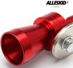 AllesKidz® Uitlaat Geluid Simulator - Turbo Fluitje - Auto Turbo Geluid - Auto Fluitje - Simulator - Aluminium - Maat S - Rood -Auto-Onderdelen 1200x1118 4