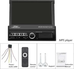 TechU™ Autoradio Met Klapscherm T96 Touchscreen – 1 Din Met Afstandsbediening – 7 Inch Kleuren Display – Bluetooth – AUX – USB – SD – FM Radio – Handsfree Bellen 26 TechU™ Autoradio Met Klapscherm T96 Touchscreen – 1 Din Met Afstandsbediening – 7 Inch Kleuren Display – Bluetooth – AUX – USB – SD – FM Radio – Handsfree Bellen -Auto-Onderdelen 1200x1121 4