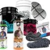 Nuke Guys Drie Emmer (Nieuwe) Auto Was Set Bestaande Uit; 2 X Grit, 2 X Emmer 5 Gal, 1 X Emmer 3,5 Gal, Shampoo 500 Ml, Velgenreiniger 1000 Ml, 1 X WashMitt, Droogdoek 40 X 40 1800 Gsm. Twv € 109,- -Auto-Onderdelen 1200x1124 1