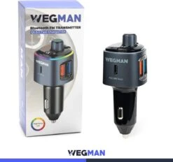 Wegman Bluetooth FM Transmitter - Carkit - Autolader USB C - Snellader - Handsfree Bellen - Autoradio - Auto Accessoires -Auto-Onderdelen 1200x1128 3