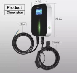 Laadpaal Wallbox Laadstation EV Charger 3.7kw 16A 1-Fase Type 2 Stekker -Auto-Onderdelen 1200x1137 3