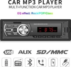 TechU™ Autoradio T138 – 1 Din Met Afstandsbediening – FM Radio – Bluetooth 5.0 – USB – AUX – SD – Handsfree Bellen -Auto-Onderdelen 1200x1139 2