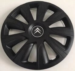 Wieldoppen Citroen C1 14 Inch Zwart (Set Van 4 Wieldoppen)