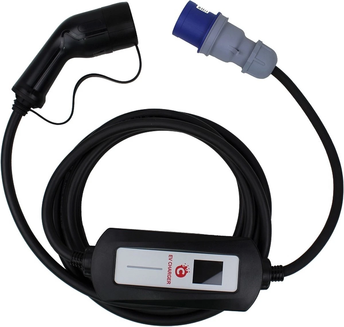 Merkloos Mobiele Thuislader Auto | Electrische & Hybride Verstelbare Thuislader | Type 2 - CEE Stekker | 7.4 KW | Fase 1 - Verstelbaar 10A-32A | 5 Meter 3 Merkloos Mobiele Thuislader Auto | Electrische & Hybride Verstelbare Thuislader | Type 2 - CEE Stekker | 7.4 KW | Fase 1 - Verstelbaar 10A-32A | 5 Meter