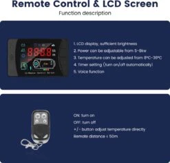 Merkloos Standkachel | 12V 5-8KW | Diesel Luchtverwarmer Voor Auto Vrachtwagen Bus Boot RV 13 Merkloos Standkachel | 12V 5-8KW | Diesel Luchtverwarmer Voor Auto Vrachtwagen Bus Boot RV -Auto-Onderdelen 1200x1147 14