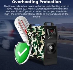 Merkloos Standkachel | 12V 5-8KW | Diesel Luchtverwarmer Voor Auto Vrachtwagen Bus Boot RV 14 Merkloos Standkachel | 12V 5-8KW | Diesel Luchtverwarmer Voor Auto Vrachtwagen Bus Boot RV -Auto-Onderdelen 1200x1147 15