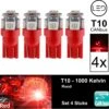 Merkloos T10 Led Lamp Rood 1000k (Set 4 Stuks) Canbus 5W5 | W5W | 5 LED | RED | Led Signal Light | 12V | 168 | 194 | 4x | Stadslicht | Kentekenplaat Verlichting | 320 Lumen | 5050 5SMD | 1000 Kelvin | Autolamp | Autolampen | Car Licht | Lampen | -Auto-Onderdelen 1200x1147 6