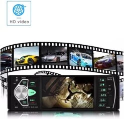 Enkel Din Autoradio Met 4 INCH Scherm En Camera | Bluetooth & USB -Auto-Onderdelen 1200x1149 1