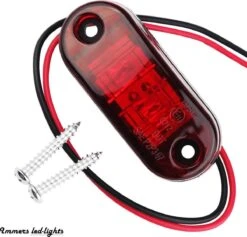 Led Sidemarker Contourverlichting 2led 12/24V Rood