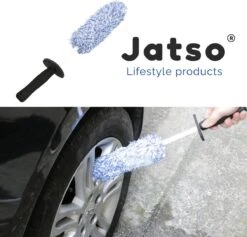 Jatso® Velgenborstel - Wheel Brush - Velgen Borstel - Detailing Borstel - Velgenborstel - Velgen Reinigen -Auto-Onderdelen 1200x1151 3
