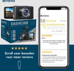 Vital Qualitys® - Dashcam Voor Auto - 1080HD & Nachtvisie - G-sensor - Parkeerbewaking - 170° Kijkhoek - Loop Recording - Inclusief 64GB Sd-kaart -Auto-Onderdelen 1200x1156