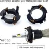 Merkloos 1 Set Van 2 Stuks H7 LED Koplamp Lamphouder Adapter Voor VW Volkswagen Golf 5 MK5 GTI Jetta - Scirocco - Tiguan - Vasthouders - Lamp - Houder - Conversie Halogeen Naar LEDKit