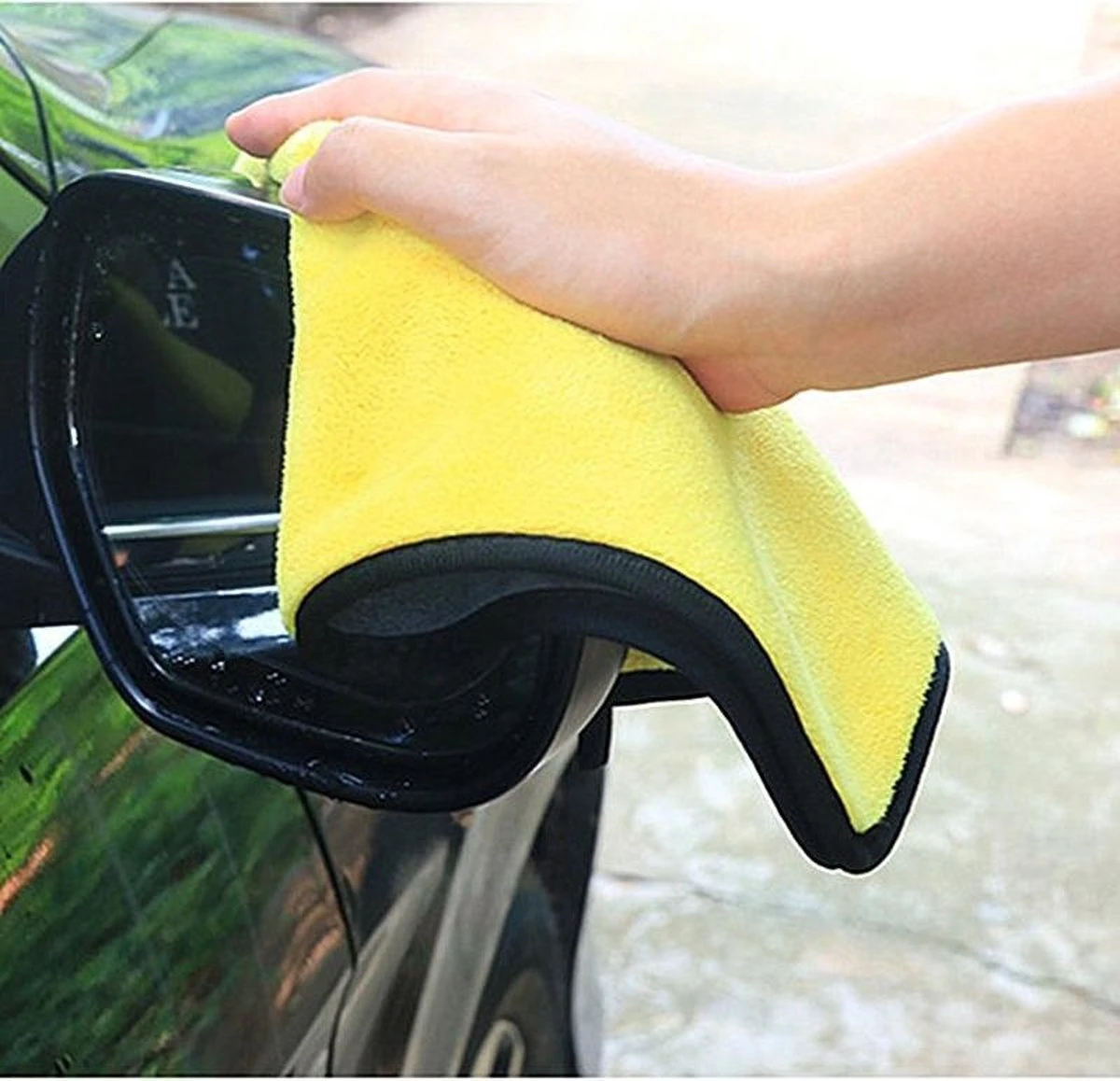 Auto Microvezel Droogdoek - Droogdoek Auto Geel/grijs 1100 Gsm 30x40cm -Drying Towel - Schoonmaakdoeken -Wassen/Schoonmaak/Reinigen 4 Auto Microvezel Droogdoek - Droogdoek Auto Geel/grijs 1100 Gsm 30x40cm -Drying Towel - Schoonmaakdoeken -Wassen/Schoonmaak/Reinigen - Afbeelding 2